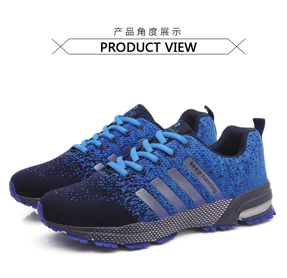 Men's new flat light casual sports shoes Fashion outdoor men's running shoes walking large size40-48