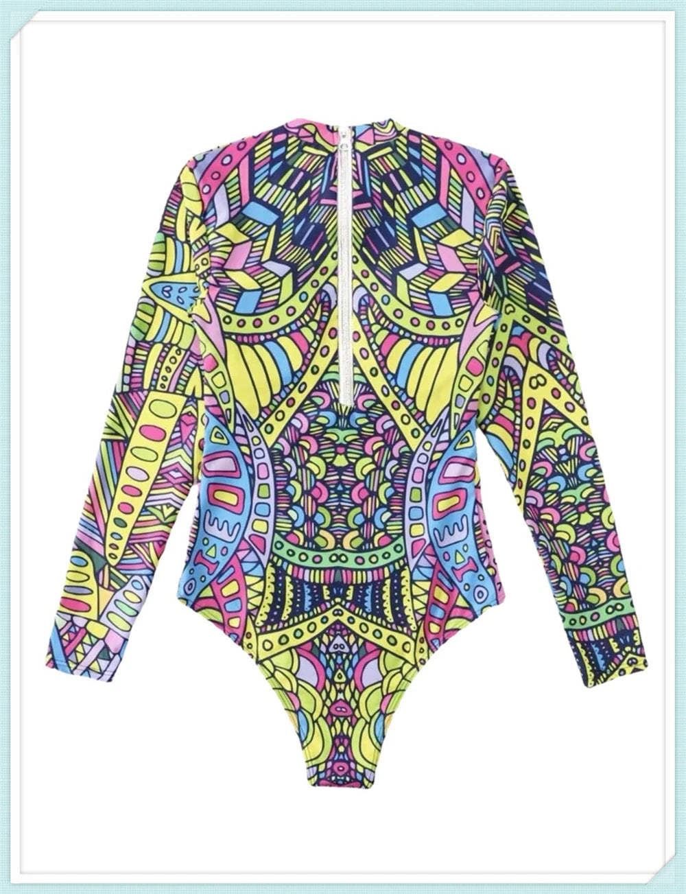 Solid Diving Clothes 2023 Women Zipper One Piece Bathers Bathing Swimming Swim Suit Female Long Sleeve Swimwear Surf Swimsuit
