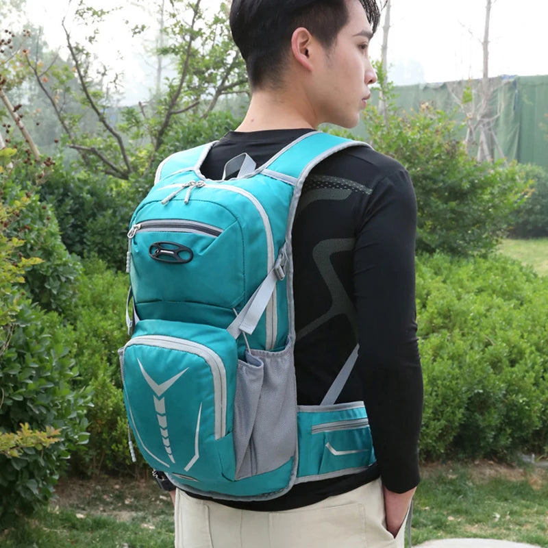 Portable Waterproof Bicycle Bags Water Bag Road Bike Motor Riding Helmet Bag Outdoor Sport Climbing Pouch Hydration Backpack