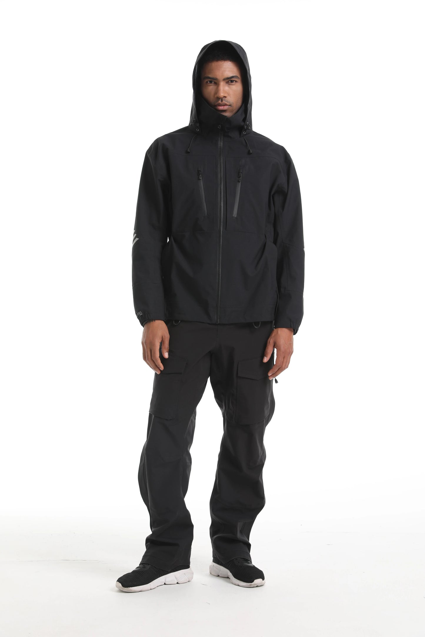 Men's Waterproof Jacket Prodry Fishing Jackets for Men Sailing Wading with Hidden Hood