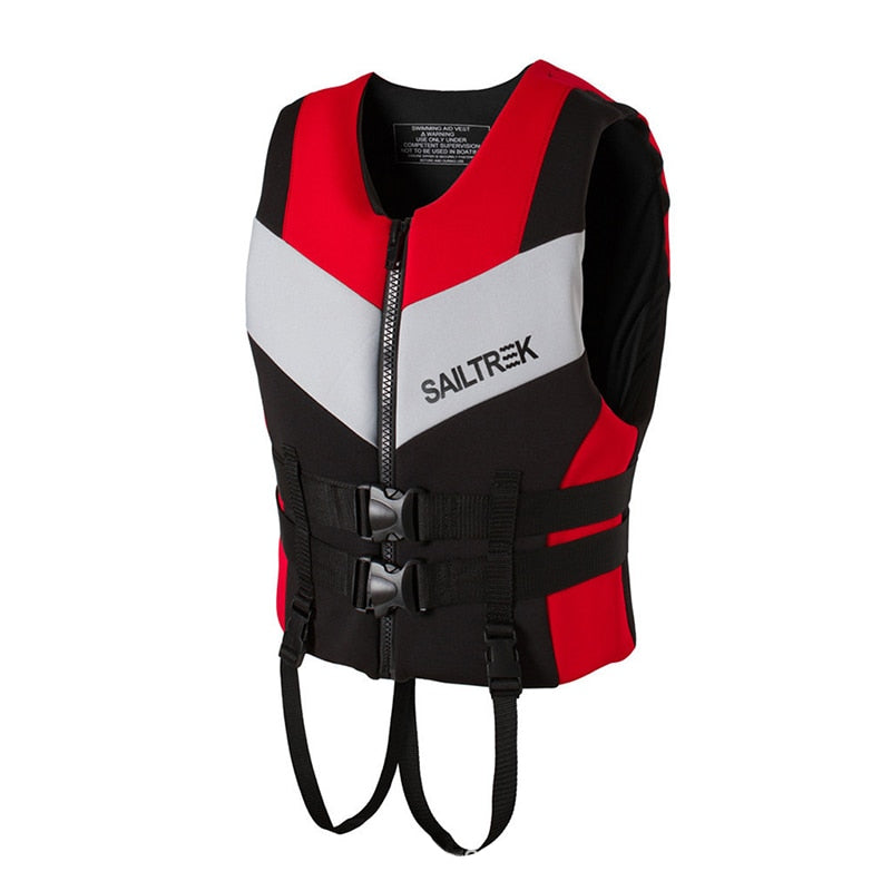 Esportes aquáticos pesca colete de esqui aquático caiaque barco natação à deriva colete de segurança adultos colete salva-vidas neoprene segurança colete salva-vidas