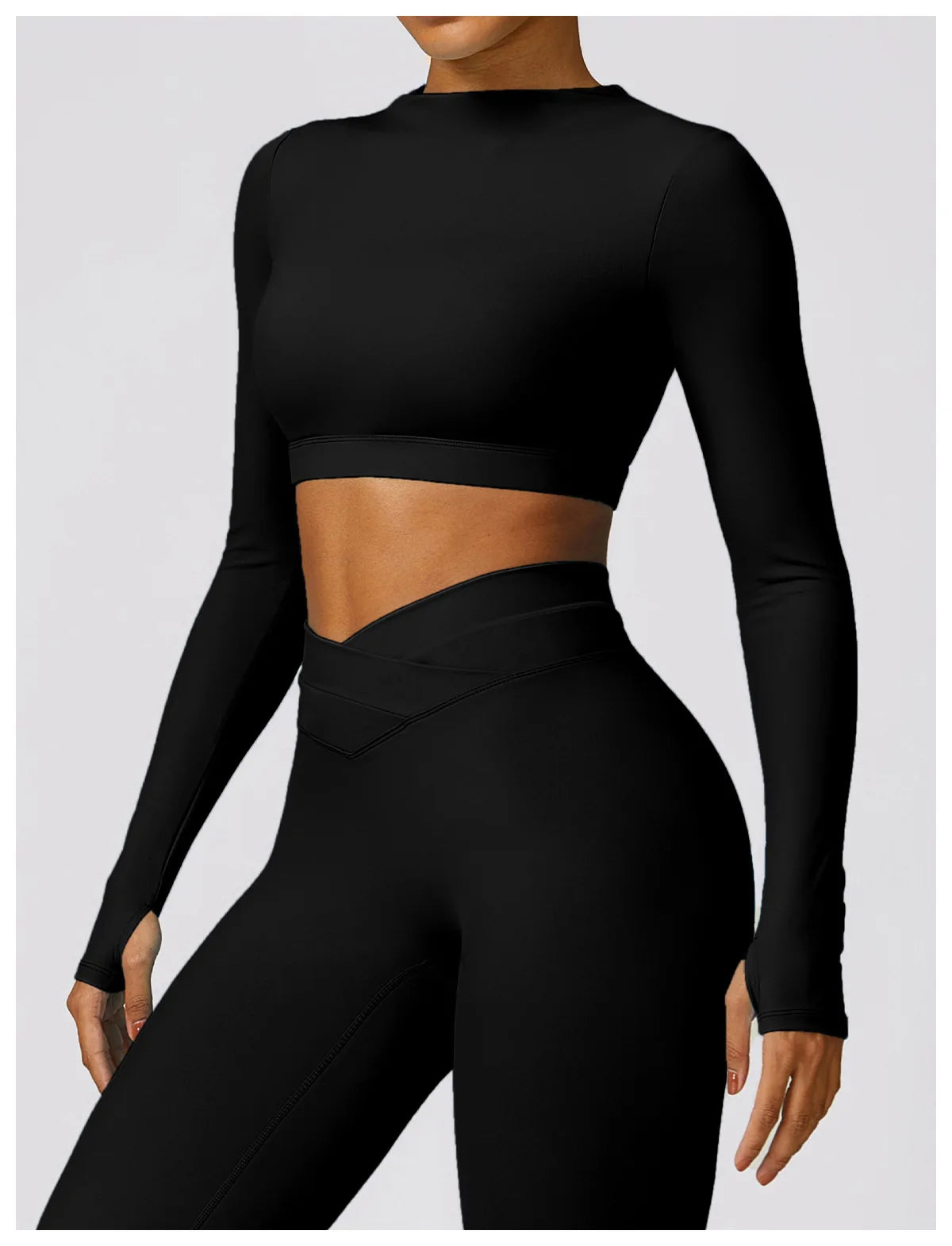 New Sexy Backless Gym Top Women Fitness Crop Yop Quick Dry Sportswear Women Workout Top Long Sleeve Yoga Clothes With chest pads