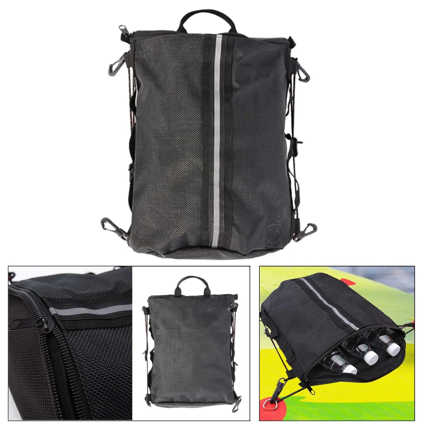 Paddle Board Deck Bag Mesh Storage Bag for Surfboards Kayaks Surfing