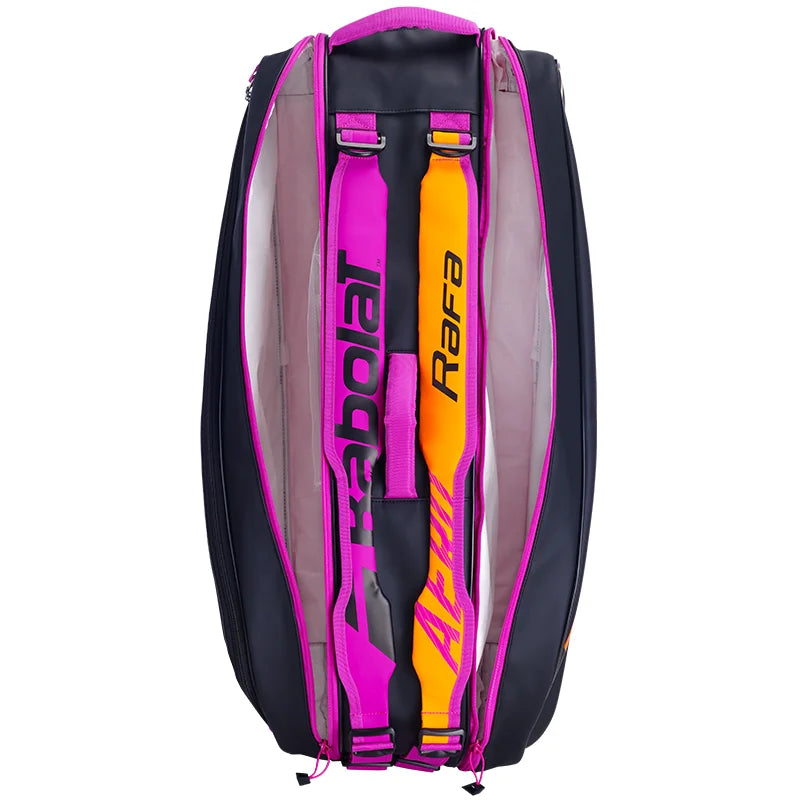Original Babolat Pure Aero Rafa Tennis Bag 6R 12R Large Capacity Adult Court Tennis Racket Backpack High Fashion Tenis Sport Bag