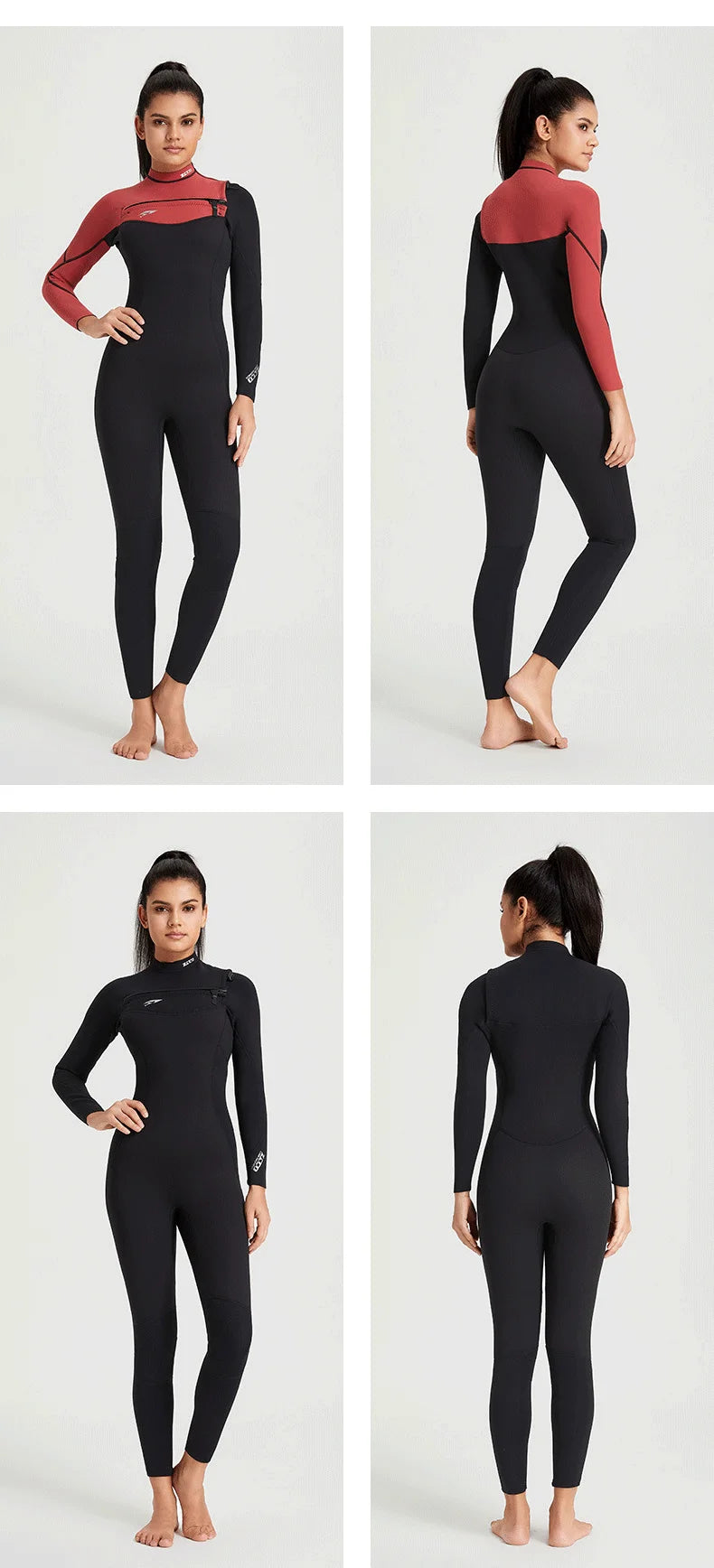 Men Women Neoprene Wetsuits 3/2MM Surf Suit Snorkel Swimwear Winter High elasticity Rash Guards Spearfishing Scuba Diving