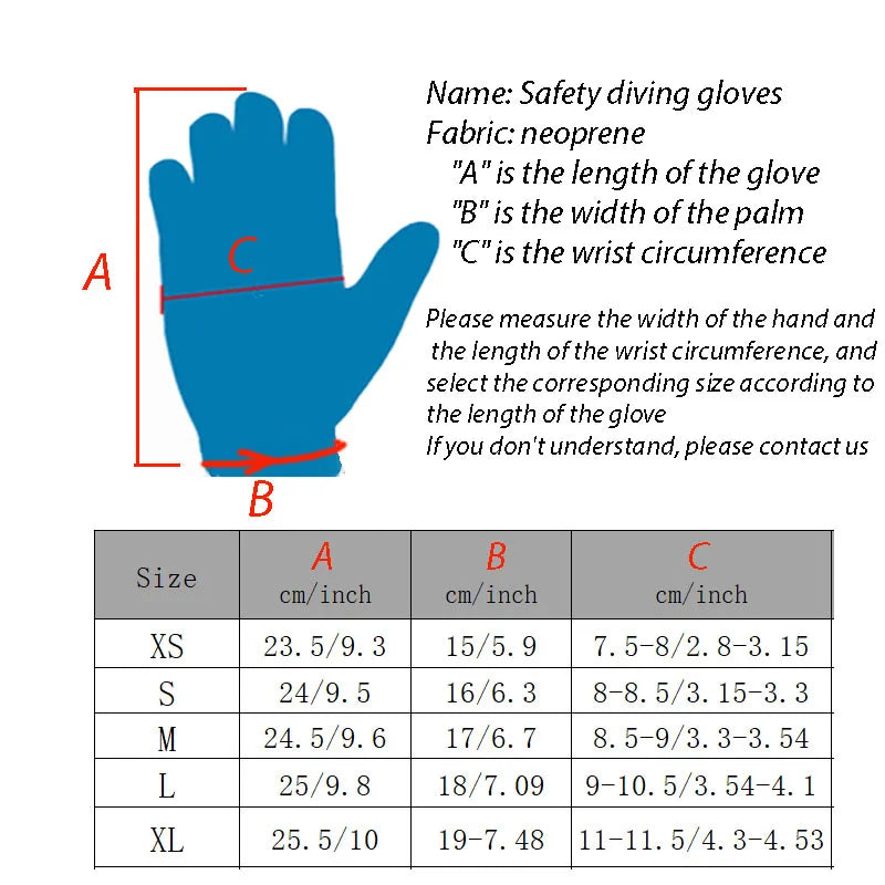 New Adult Diving Gloves Neoprene 3mm 5mm Thermal Spearfishing Gloves Anti-slip Surfing Swimming Kayak Paddling Snorkel Gloves