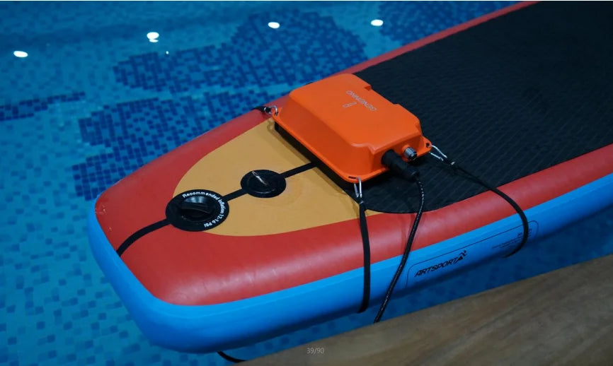 440W Electric Motor Underwater Scooter Kayak Booster SUP Inflatable Boat Motor Electric Outboard Motor for Surfboard Fishing 2A