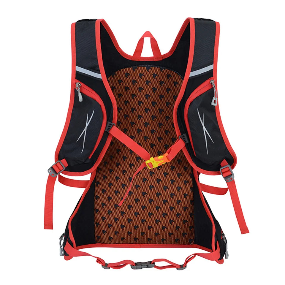 Outdoor Sport Cycling Backpack Man Women Waterproof Breathable Hiking Mountaineering Water Bottle Bag Helmet Pocket Backpack