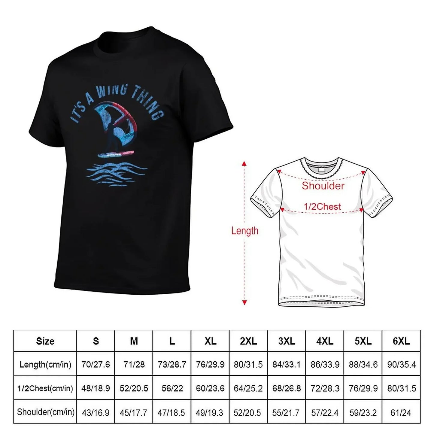 It's a wing thing Vintage Wing Foil Wing Surf Wingfoiler Wingsurfer T-Shirt summer clothes street wear sweat shirts, men