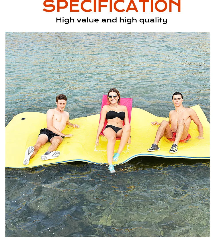 Summer New Outdoor Tear Resistant XPE Foam Swimming Pool Water Blanket Floating Bed Light Smooth Surface Portable Foam Pad