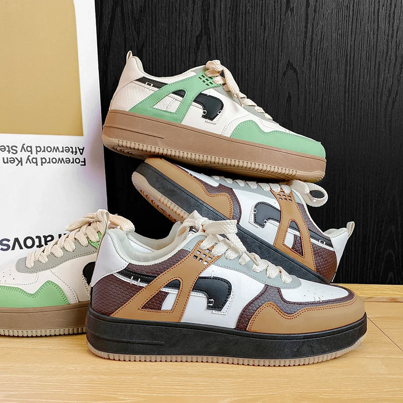 Men New Fashion Sneakers High-end Air Sports Sneakers Balance Fashion Cool Forrest Shoes Luxury Design Skateboarding Shoes