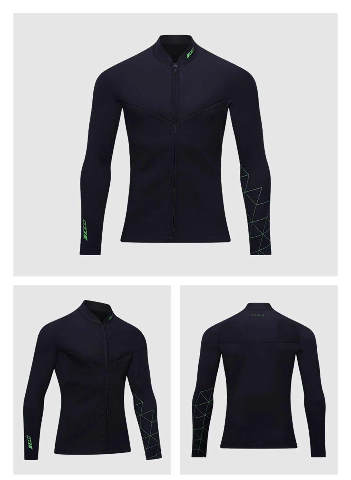 Men Women Wetsuit Surf Suit Pant Top 3mm Neopreno Scuba Diving Suit Kitesurf Swimwear Underwater Fishing Spearfishing Wet Suit