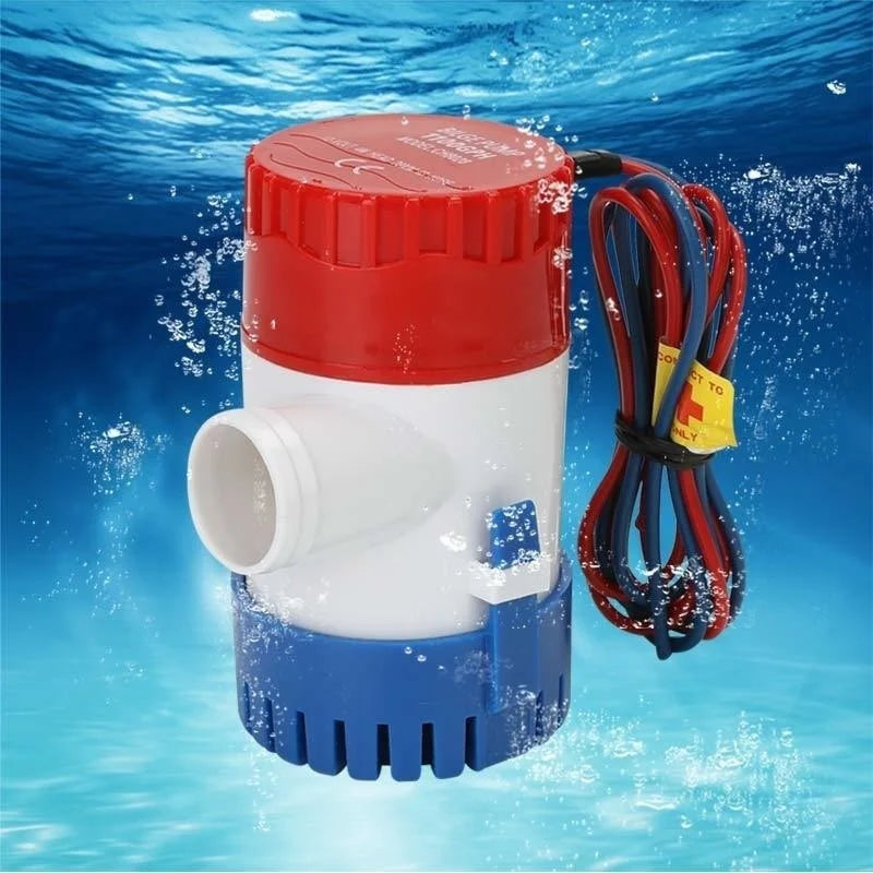 12v 24v 220v 60l/min 1100gph bomba de esgoto mini bombas de barco 12 v submersível caiaque regra água 24 volts jardim enxaguamento lavagem de carro banho