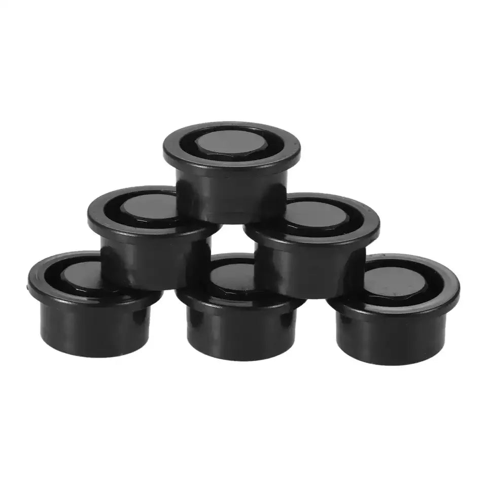 1pic/6pcs Air Vent Plug Screw In Exhaust Valve Plug Gear for Surfing SUP Stand-up Paddle Board Surfboard Waterproof Black Plasti