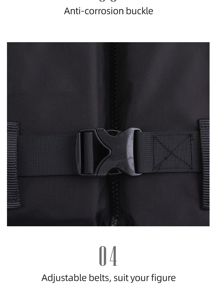 Safe Swim Life Jacket, Kayak Vest, Big Buoyancy Aids, Water Sport Survival Float for Adult, 120kg, New, Summer