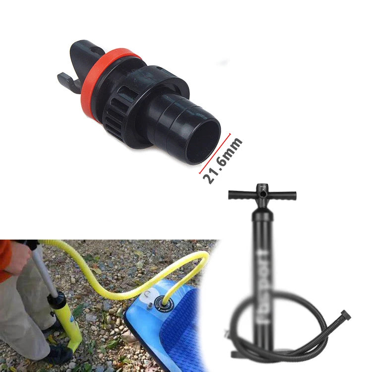 SUP Surfboard Air Pump Adapter Inflatable Stand Up Paddle Board Rubber Boat Kayak Valve Tire Compressor Converter Surfing Nozzle