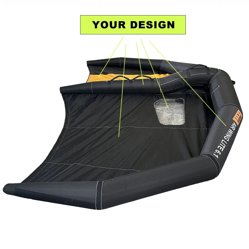 Wholesale OEM Surfboard Kite Surfing Wing Foil Wingsurf Hydrofoil Watersports High Quality Inflatable Wing Foil
