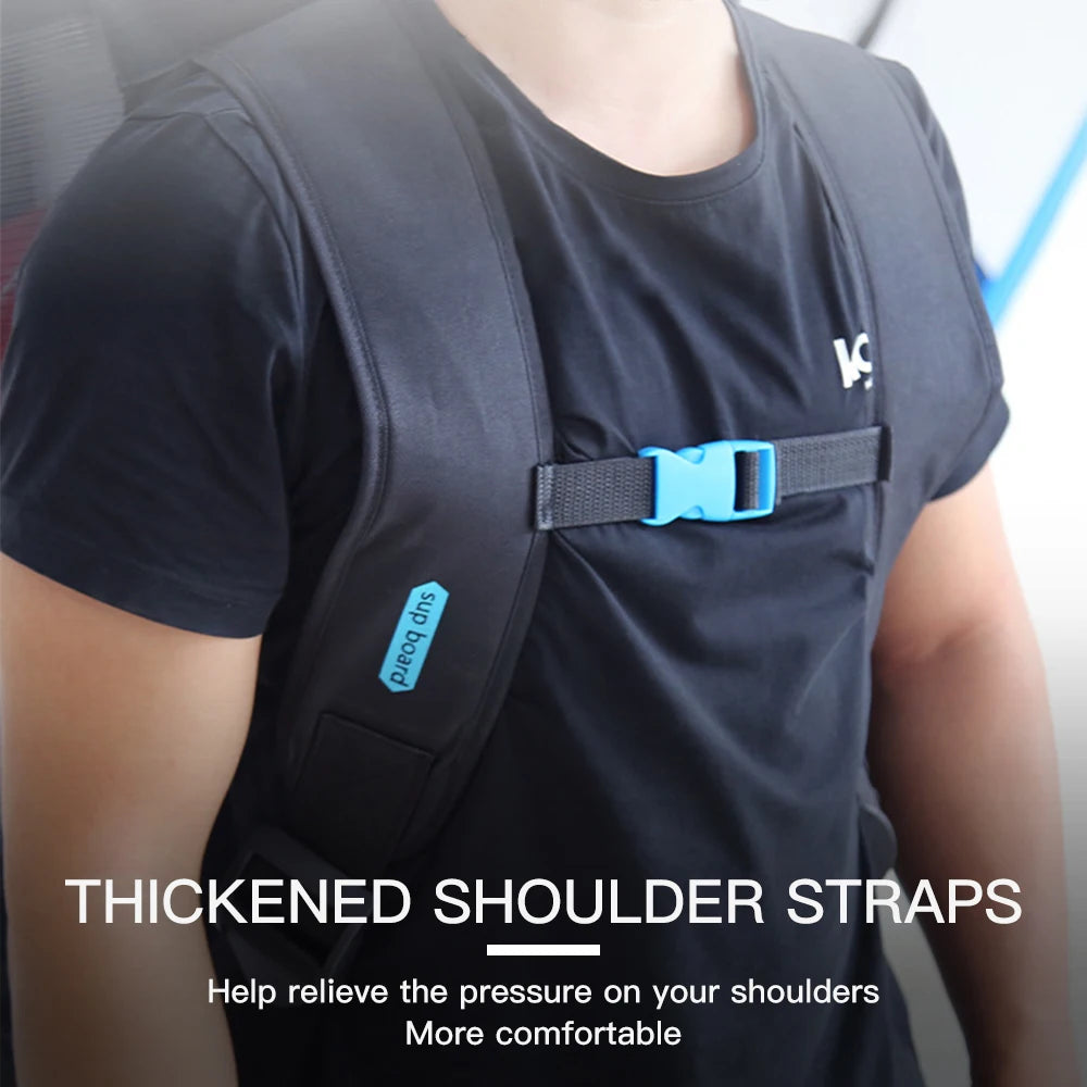 KOETSU 80L/ 105L Travel Backpack for Inflatable Paddleboard SUP Stand Up Board Carrying Bag Sap Surf Board Backpack