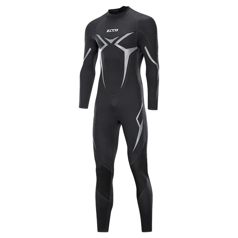 Premium 3MM Neoprene Wetsuit Men One-Piece Suits Keep Warm Surf Scuba Diving Full Suit Swimming Surfing Waterproof Diving Suit