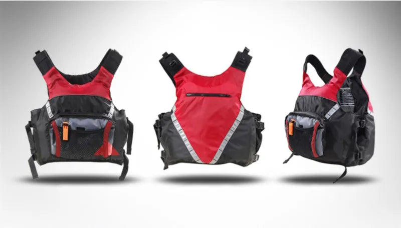 Genuine CE Approved 100N Life Jacket Men 100KG+ Big Pockets Life Vest Women PFD Swim Fish Kayak Vest Water Sport Drifting Safety