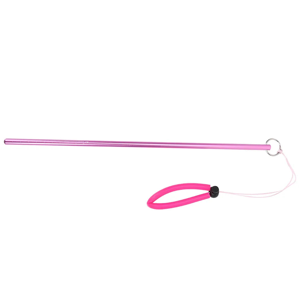 Aluminum Alloy Diving Rod Diving Rod Diving Stick Scuba Diving Aluminum Alloy Tickle Pointer Stick with Measurement & Lanyard