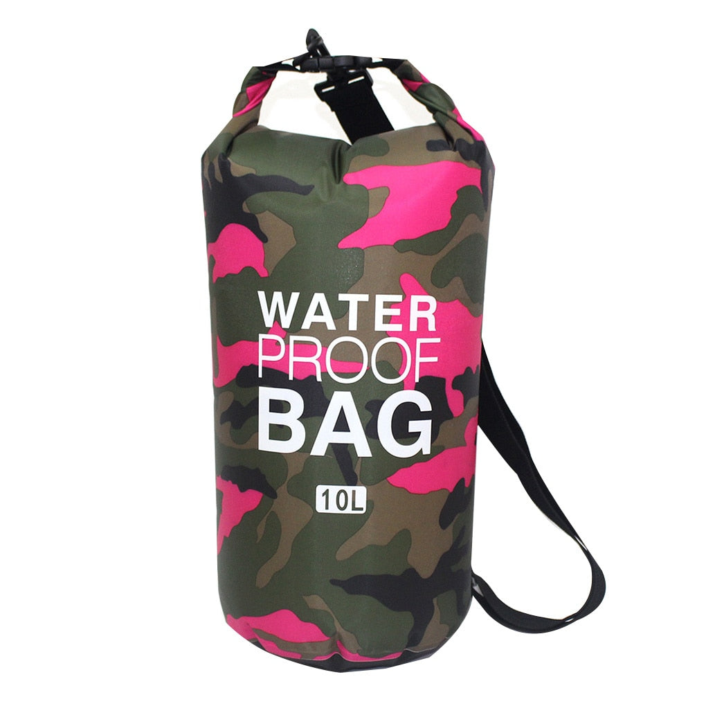 30l à prova dwaterproof água saco de natação saco seco camuflagem cores pesca barco caiaque armazenamento deriva rafting saco 2l 5l 10l 15l 20l