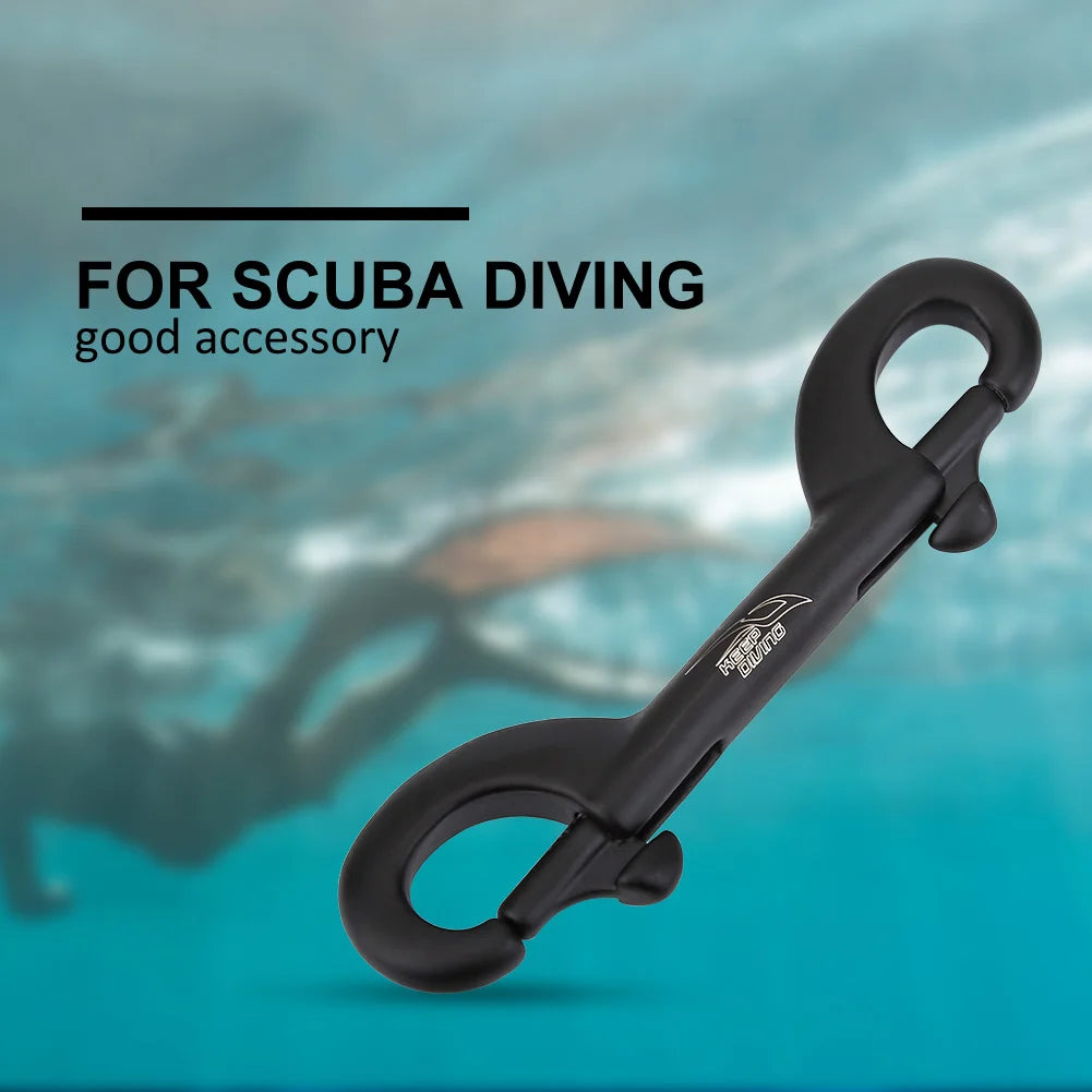 Diving Clip KEEP DIVING Durable Stainless Steel Double Ended Clip Hook Bolt Snap Scuba Diving Buckle Diving Double Head Hook