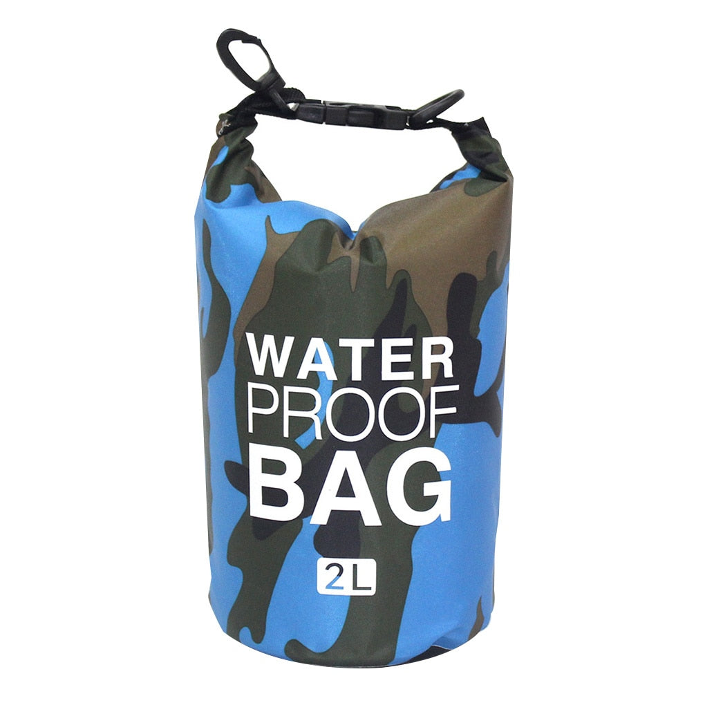 30l à prova dwaterproof água saco de natação saco seco camuflagem cores pesca barco caiaque armazenamento deriva rafting saco 2l 5l 10l 15l 20l