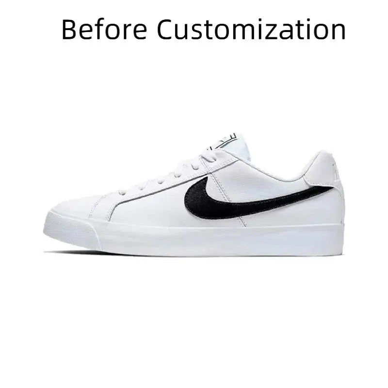【Customize】Nike Court Royale Skateboarding Shoes Unisex Sneakers shoes BQ4222-103