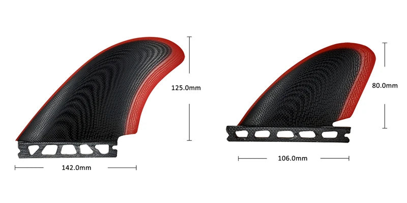 UPSURF FUTURE Fins Fiberglas Surf Quad Fins Twin Rear/Twin Keel Fins Single Tabs Surfboard Fins Stabilizer Surfing 2/4 Fins