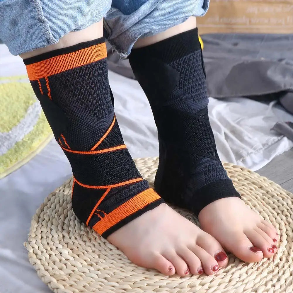 Retentor de tendão de Aquiles Nylon Elasticidade Pé BraceTop Preto Fixo Tornozelo Tornozelo Cinta Proteção para Pés Protetor de Pé Suporte para Tornozelo