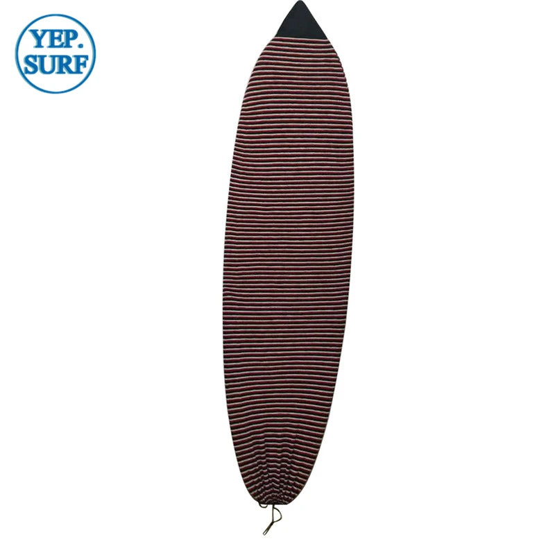 6ft8 Quick-dry Surfboard Sock Knit Surf Sock Stretch Terry Surfboard Bag