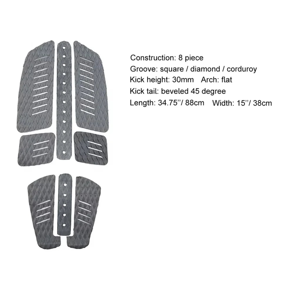 Promotional SUP Board Surf Traction Pad Surf Deck Pad Surf Grip EVA For Surfboard Longboard Paddle Board Combination Pad