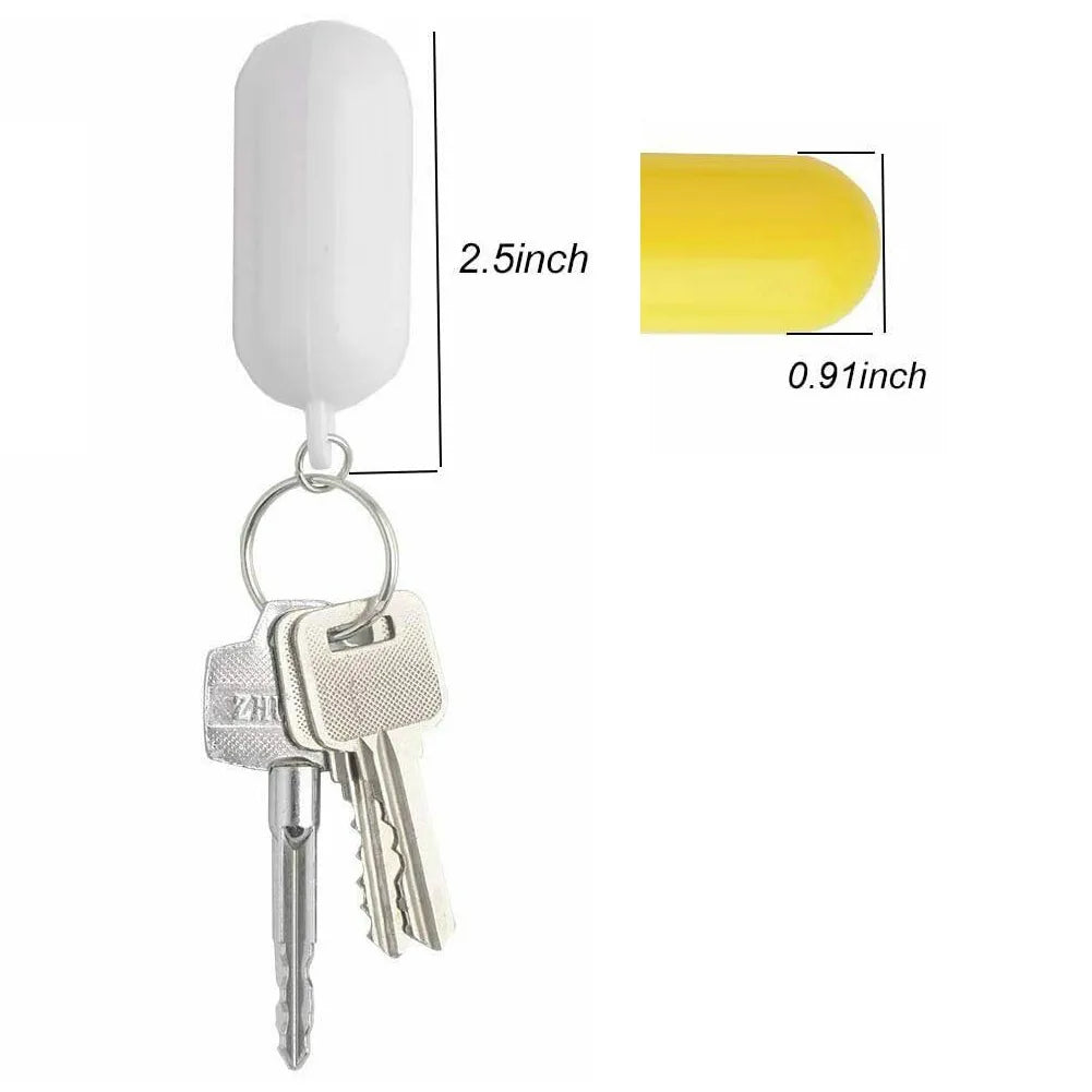 100% novo 2 peças chaveiro flutuante fender chaveiro flutuante barco à vela marinho chaveiro flutuante