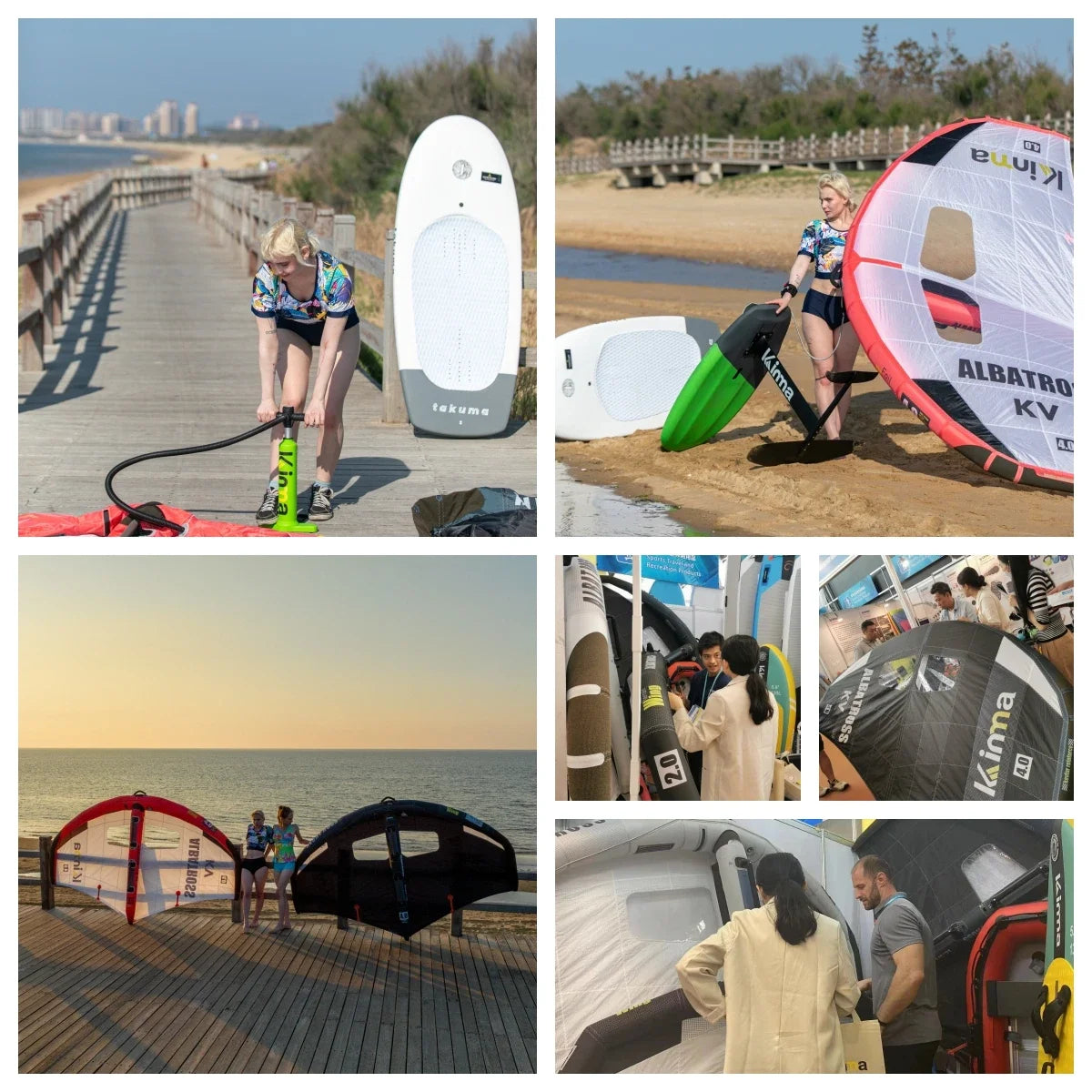 New Product Polyester Material Durable Anti Sun Easy Foiling Windfoil Wingsurf Wing Foil For Sup & Hydrofoil