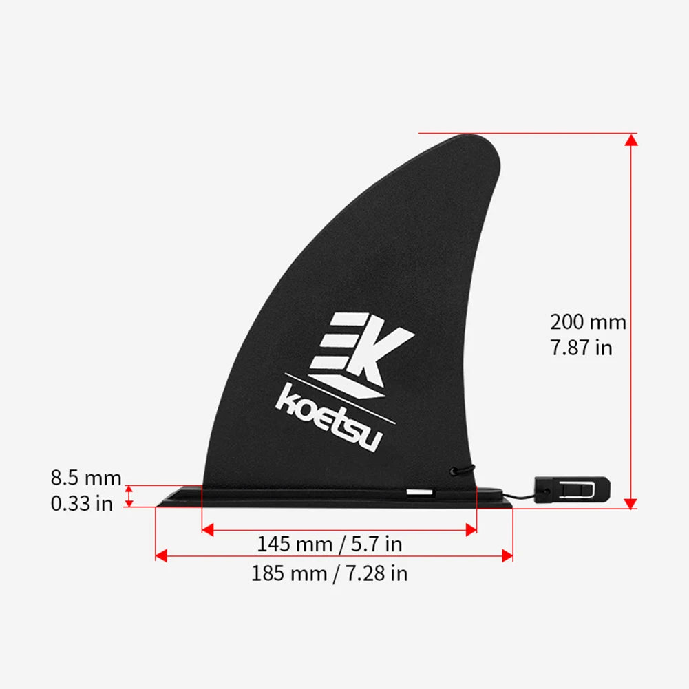 Surfboard Fin Quick Release Paddle Board Fin Detachable Surfboard Tail Fin Stablizer Stand Up Board Surfboard Slide-in Large Fin