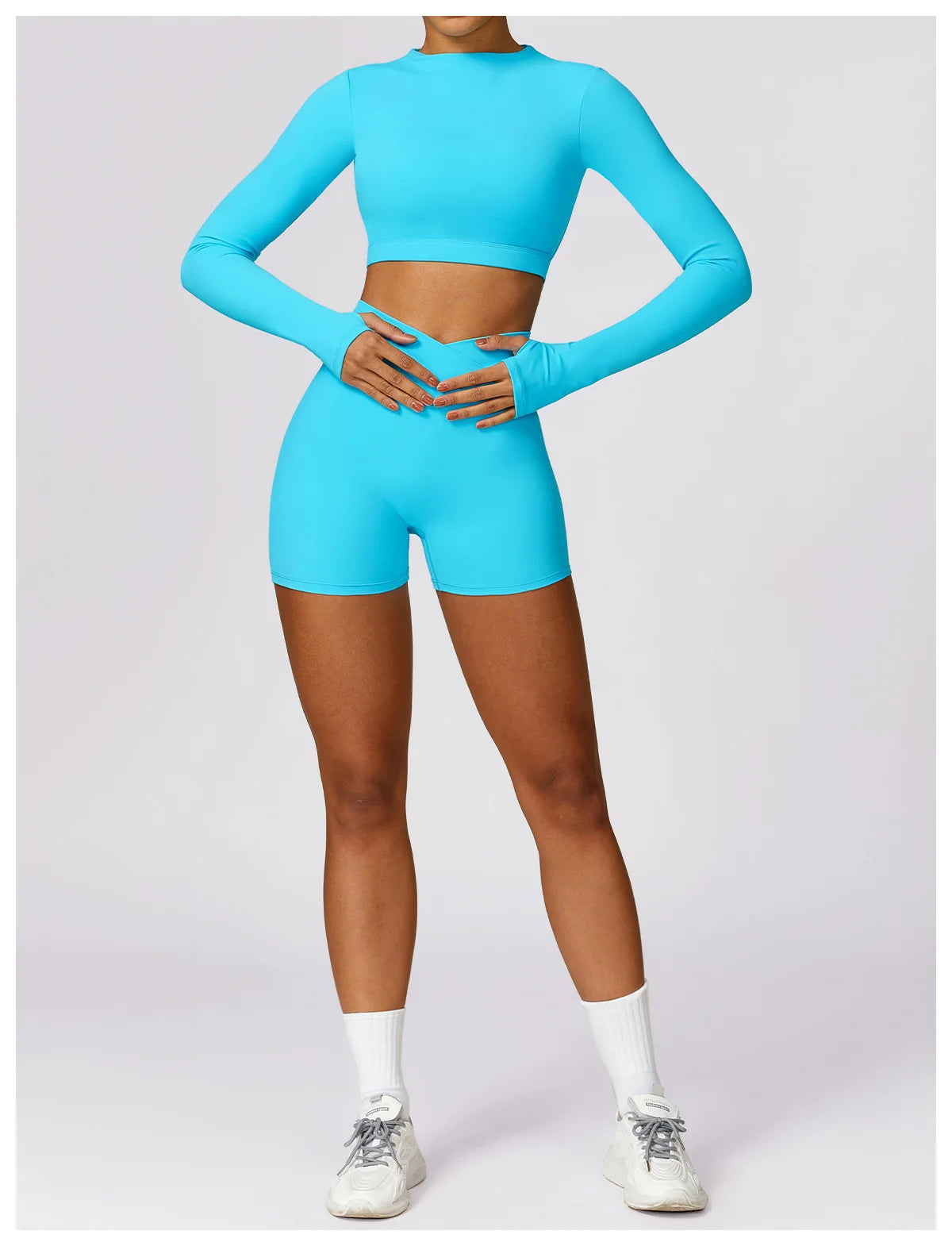 New Sexy Backless Gym Top Women Fitness Crop Yop Quick Dry Sportswear Women Workout Top Long Sleeve Yoga Clothes With chest pads