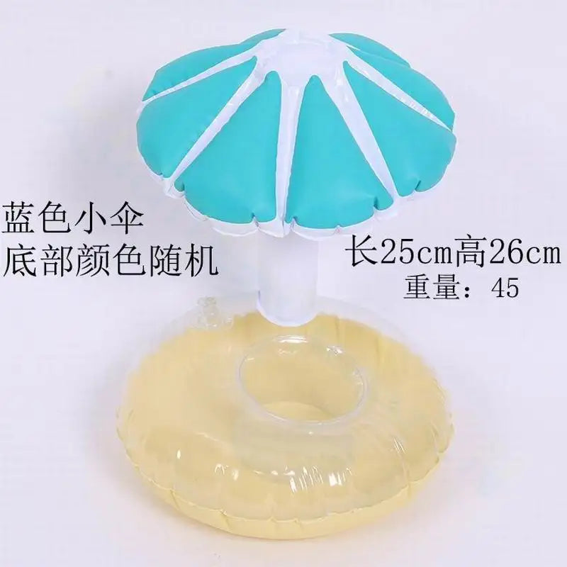 Inflatable Drink Holders Floating Toy Pool Party Bath drinking cup Seat Boat Kids Swimming Inflatable Float Water Fun Pool Toys