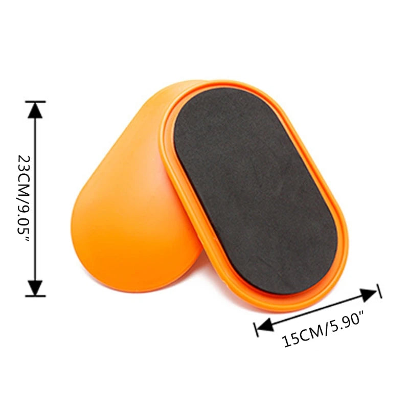 a pair Dual Sided Gliding Discs Core Sliders Core Fitness Training Tool, Gym Home Abdominal & Total Body Workout Equipment