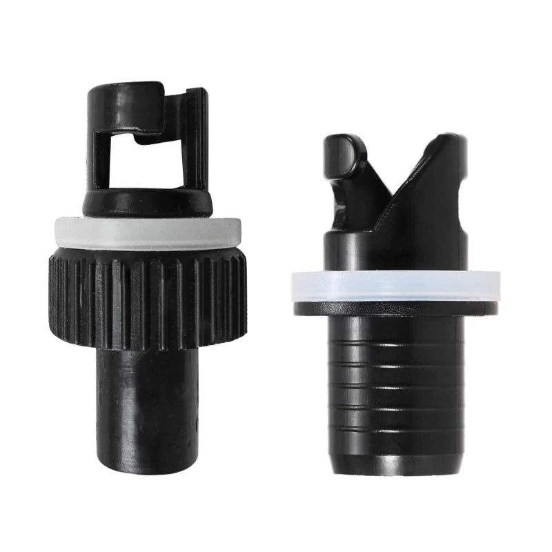 2Pcs Inflatable Kayak Boats Air Foot Hose Adapter Valves Adapter for Inflatables Foot Kayak Air Valves Adapter