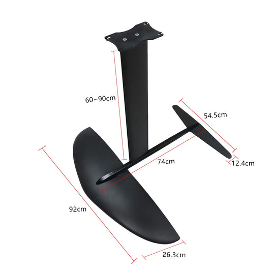 Carbon Hydrofoil Surf Set Wingfoil SUP Standup Paddleboard Kitewing Wing Foil Wingsurf Kitesurf Windsurf Wingboard