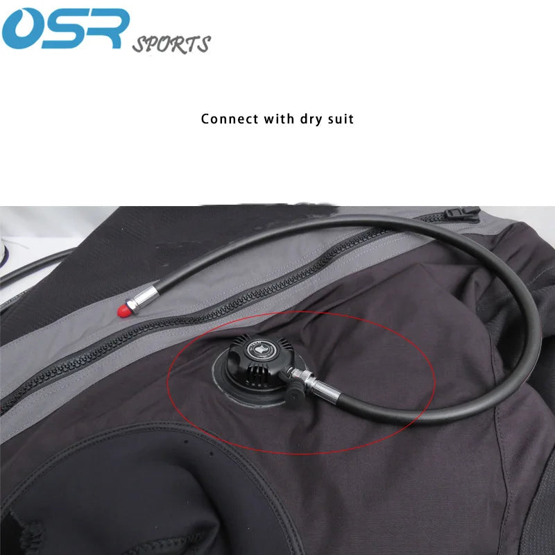 Scuba Diving BCD Low Pressure Hose Scuba Diving Regulator Octopus 1st Stage Octopus Tube