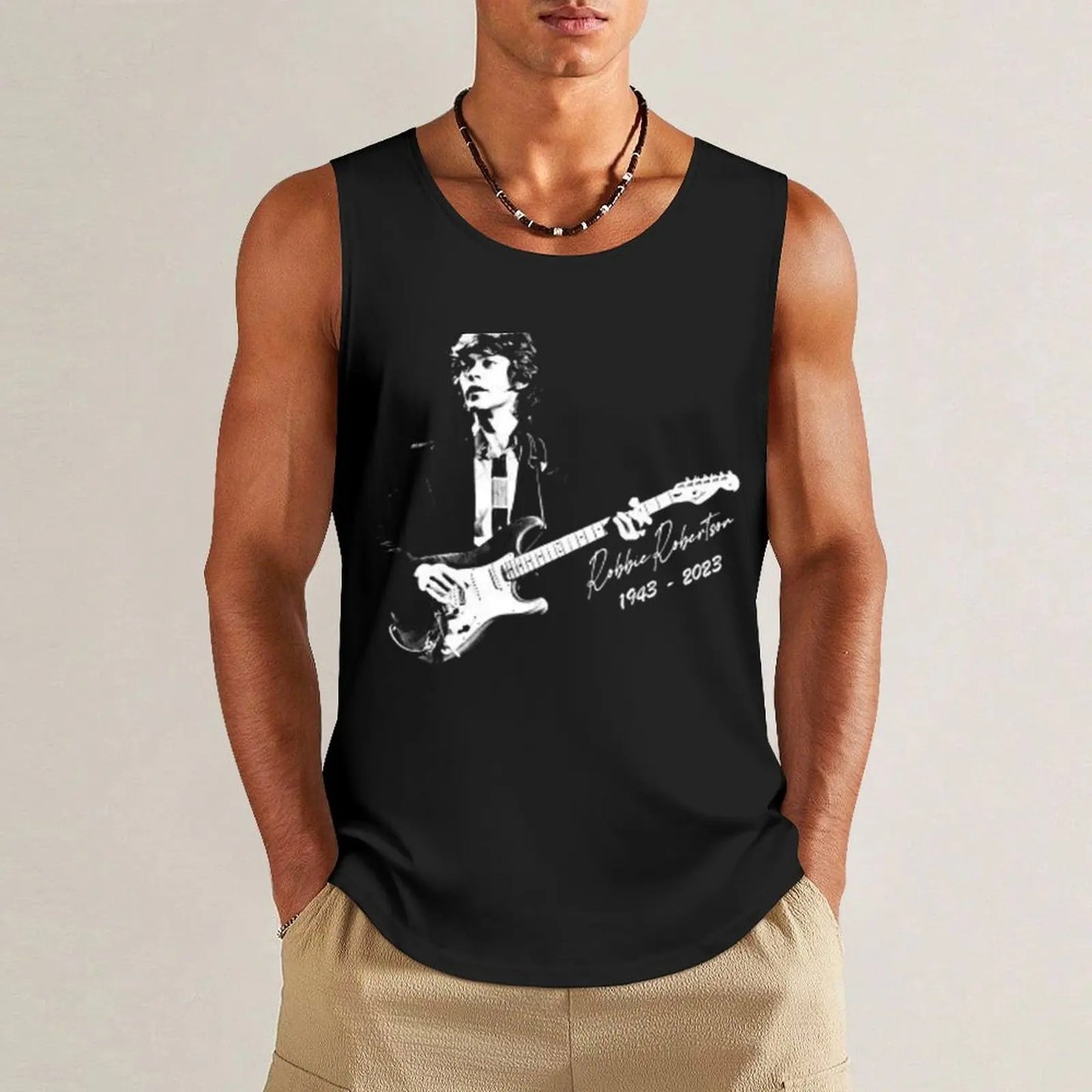 Robbie Robertson Robbie Robertson Robbie Robertson Tank Top anime anime clothes t shirt gym