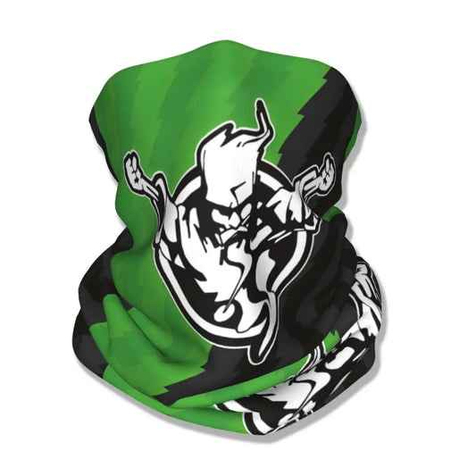 Thunderdom Music Hardcore Bandana Neck Gaiter Printed Mask Scarf Multifunctional Balaclava Outdoor Sports Unisex Breathable