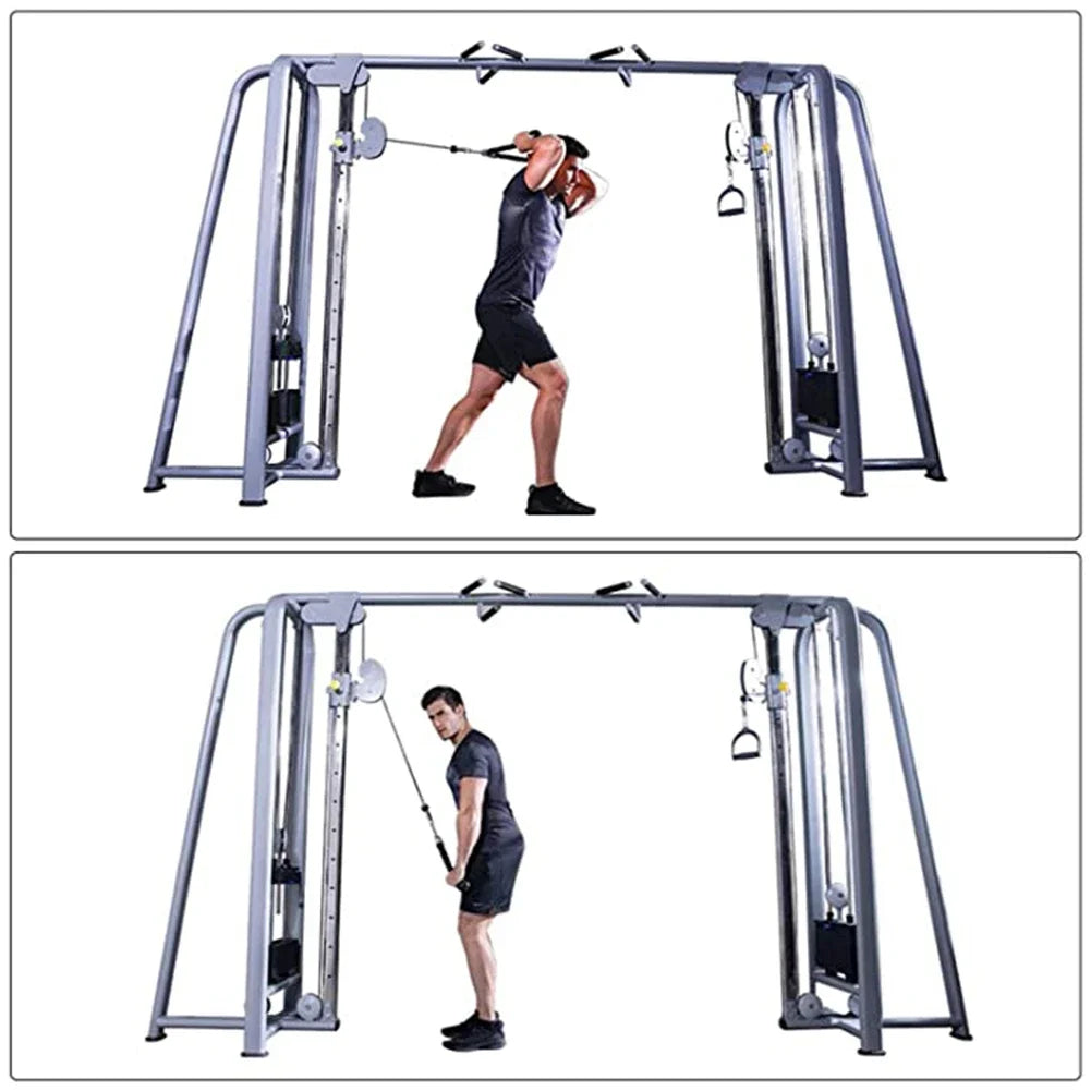 1.5m/2.5m/3m Gym Steel Cable Wire Rope 5mm Heavy Duty Parts Accessories for Lifting Training Pulley Home Fitness Equipment