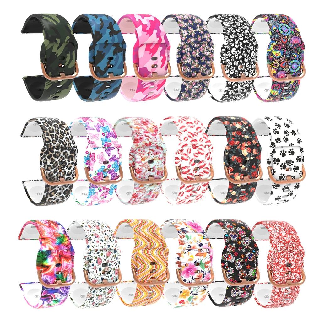 Camo Soft Silicone Band Wristband For Huawei watch fit 2 Fit2 Replacement Strap
