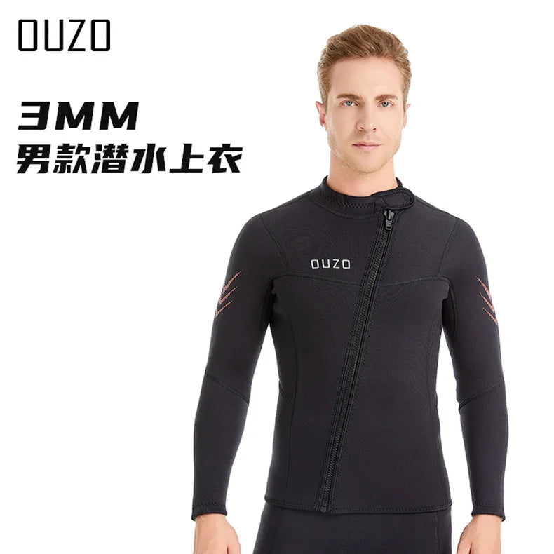 3mm Men Wetsuit Neoprene Freediving  Women Wetsuit Surf Suits Diving Suit Kitesurf Swimsuit Rash Guards Roupa De Mergulho