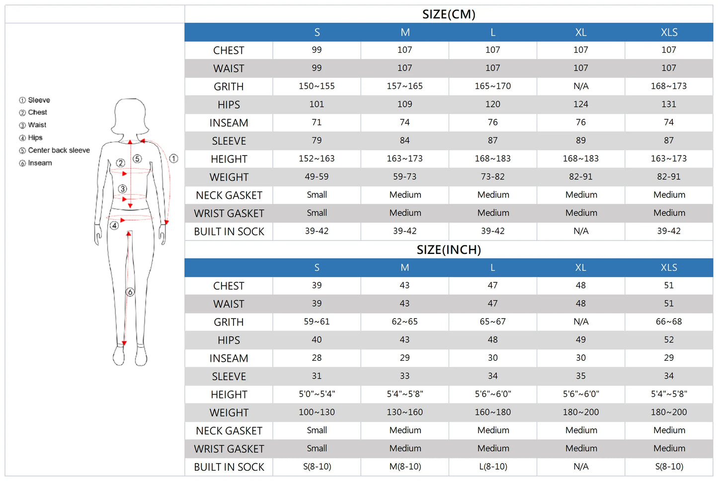 Women's Waterproof and Breathable Padded Dry Suit, Latex Neck, Sleeve Cover, Kayaking, Fishing, Surfing, W18