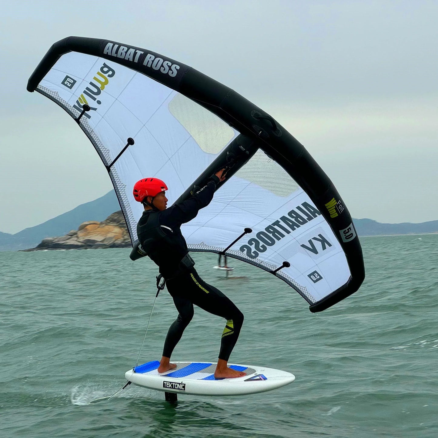 Inflatable Wingsurf Kite Fabric Wing Foil 5m Portable Surfboard Sup Board 5psi Accessories Outdoor Water Sports Equipment 2024