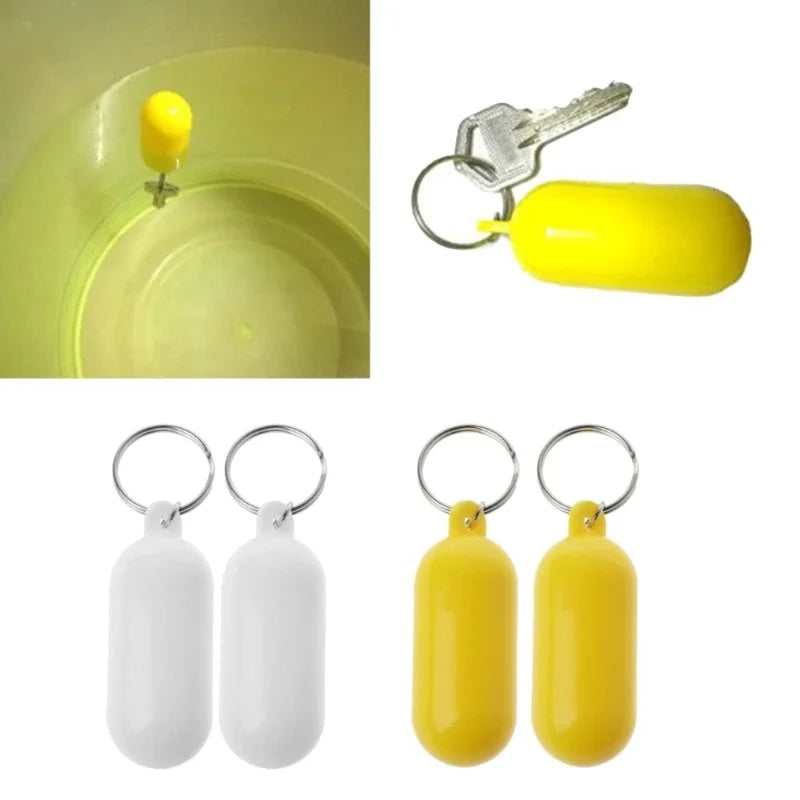2x Kayak Floating Keyring Buoyant Key Rings Marine Sailings Boat Float Keychain